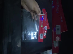 Personnaliser le titre des sacs en plastique avec auto-adhésif joaillerie joaillerie boucles d'oreilles emballage sac OPP