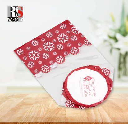 Personnalisation Stand Up Pouch Cross Block Bottom Bags Cellophane Clear Treat Poly Sac en plastique carré Bottom Bags