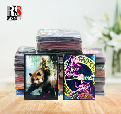 Manches de cartes de jeu personnalisées Surface Pattern Printing Logo personnalisé Options de couleurs multiples